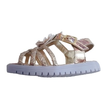 SANDALIA ENCANTO DE CRIANÇA OURO/LIGHT - 013 - QKanto Moda Calçados