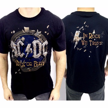 CAMISETA ACDC - ROCK OR BUST- G