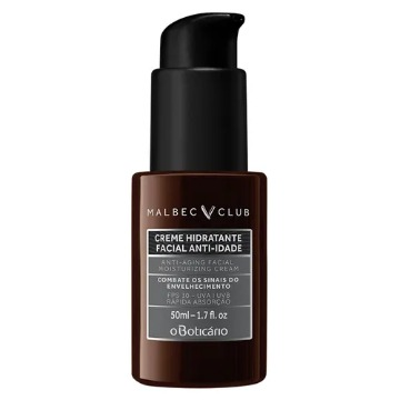 Malbec Club Creme Hidratante Facial Anti-Idade 50ml (73804)