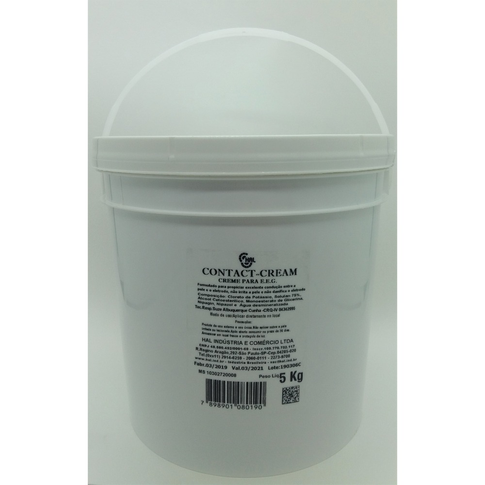 Pasta para EEG, ContactCream 5Kg, Balde NEURO SHOPPING COMERCIAL