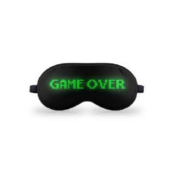 Máscara de dormir em neoprene - Game Over