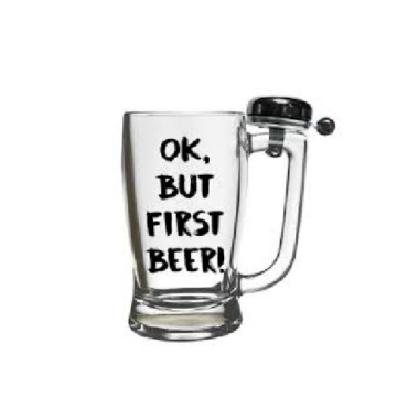 Caneca com Campainha - First Beer