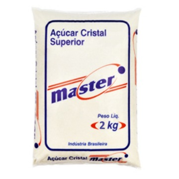 Açúcar Cristal Master Pacote 2kg