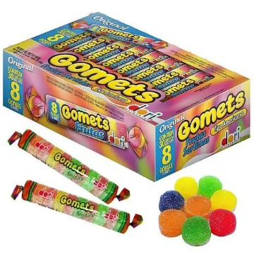 Bala De Goma Tubo Gomets 32g - 30 Unidades