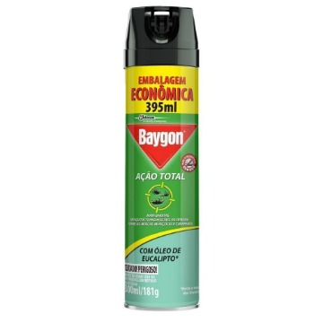 Inseticida Baygon Ação Total Aerosol 395ml Embalagem Econômica