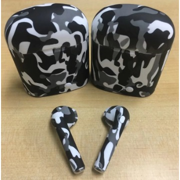 FONE DE OUVIDO BLUETOOTH CAMUFLADO PRETO