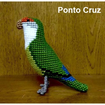 Agaponi - miniatura Pássaros Caparaó ponto-cruz