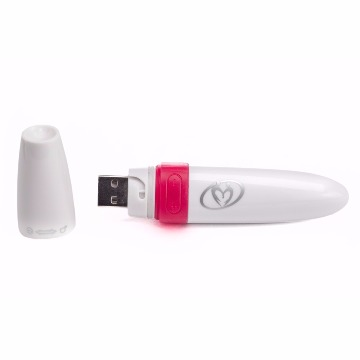 Vibrador Bullet Lady Recarregável Branco Vibrador Bullet Lady Recarregável Branco