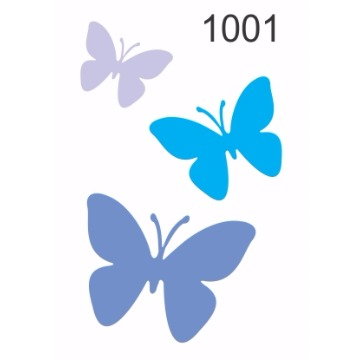 1001 – Molde PVC – Borboleta